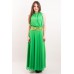 Embroidered dress "Romance" green